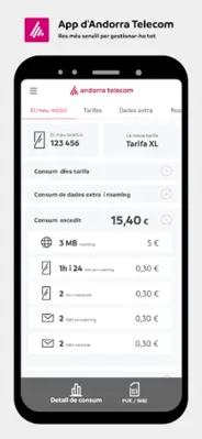 Andorra Telecom android App screenshot 2
