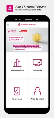Andorra Telecom android App screenshot 5